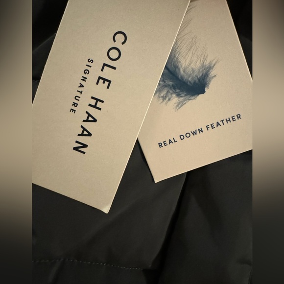 COLE HAAN Down Jacket Sz XL Graphite NWT - Picture 8 of 10